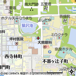 奈良県奈良市池之町3周辺の地図
