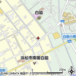 静岡県浜松市中央区白羽町560周辺の地図