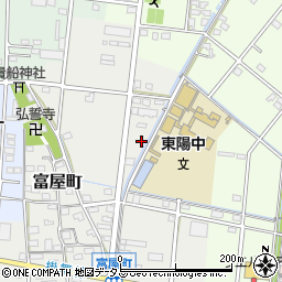 静岡県浜松市中央区富屋町118周辺の地図