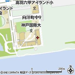 神戸国際大学周辺の地図