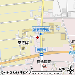 静岡県袋井市西同笠107周辺の地図