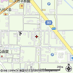 岡山県岡山市中区下321周辺の地図
