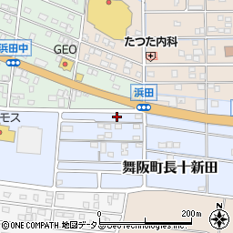静岡県浜松市中央区舞阪町長十新田310周辺の地図