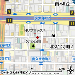 リパーク久太郎町第６駐車場周辺の地図