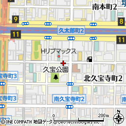 リパーク久太郎町第６駐車場周辺の地図