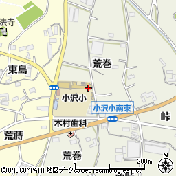 愛知県豊橋市小島町荒巻周辺の地図