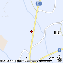 広島県山県郡北広島町川井308周辺の地図