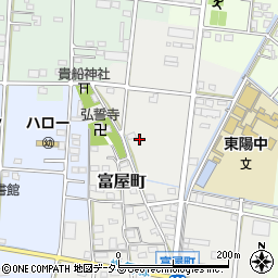 静岡県浜松市中央区富屋町70周辺の地図