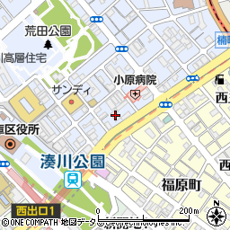 アースサポート神戸周辺の地図