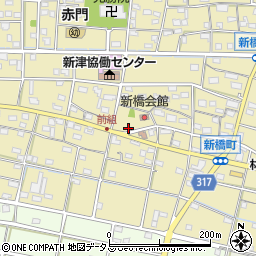 静岡県浜松市中央区新橋町1062周辺の地図