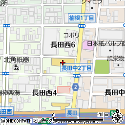 ジョーシン東大阪長田店周辺の地図