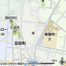 静岡県浜松市中央区富屋町73周辺の地図