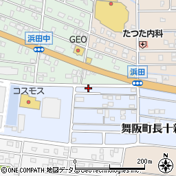 静岡県浜松市中央区舞阪町長十新田308周辺の地図