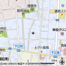 静岡県浜松市中央区下江町269周辺の地図