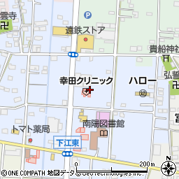 静岡県浜松市中央区下江町446周辺の地図