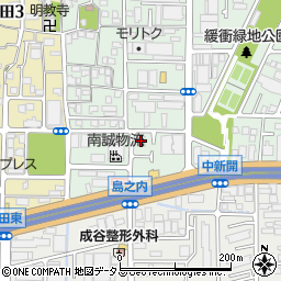 ツクイ東大阪中新開周辺の地図