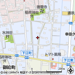 静岡県浜松市中央区下江町236周辺の地図
