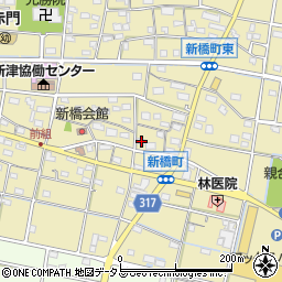静岡県浜松市中央区新橋町1083周辺の地図