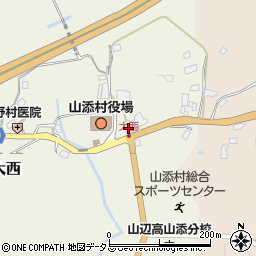 南都銀行山添村役場前 ＡＴＭ周辺の地図
