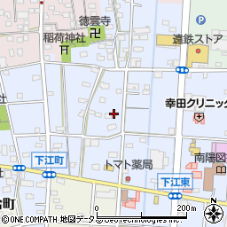 静岡県浜松市中央区下江町268周辺の地図