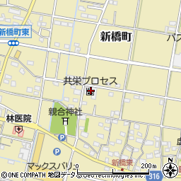 静岡県浜松市中央区新橋町1224周辺の地図
