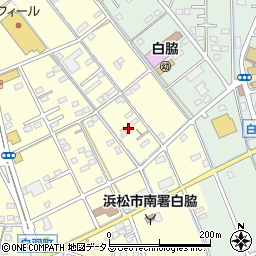 静岡県浜松市中央区白羽町526周辺の地図