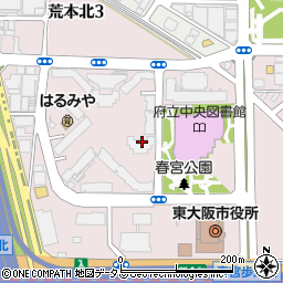大阪府営東大阪春宮住宅１０号棟周辺の地図