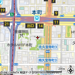 大阪府大阪市中央区久太郎町4丁目1周辺の地図