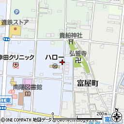 静岡県浜松市中央区下江町523周辺の地図