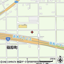 静岡県浜松市中央区篠原町21326周辺の地図