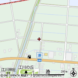 静岡県袋井市湊198-1周辺の地図