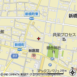 静岡県浜松市中央区新橋町1106周辺の地図