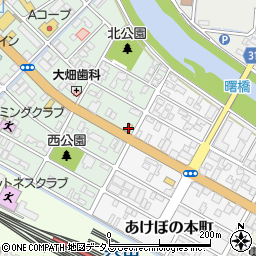 すき家１９１号益田店周辺の地図