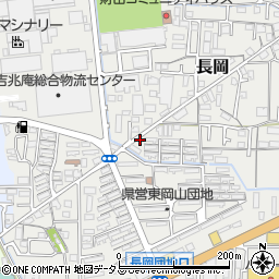 岡山県岡山市中区長岡492-2周辺の地図