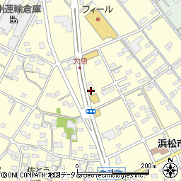 静岡県浜松市中央区白羽町646周辺の地図