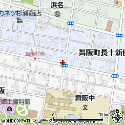 静岡県浜松市中央区舞阪町長十新田197周辺の地図