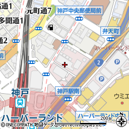 神戸ホテルジュラク周辺の地図