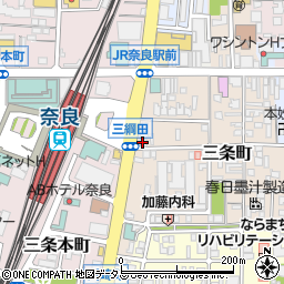 賃貸のマサキ　ＪＲ奈良駅前店周辺の地図