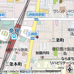 正木商事株式会社　ＪＲ奈良駅前店周辺の地図
