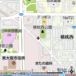 大阪田中建設周辺の地図