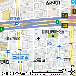 鍵の１１０番阿波座・千代崎・本田・川口・立売堀周辺の地図
