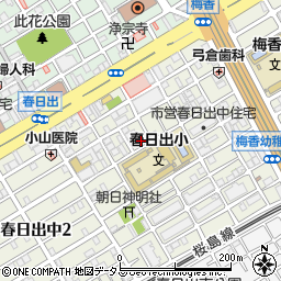 八島学習塾周辺の地図