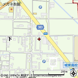 岡山県岡山市中区下329-5周辺の地図