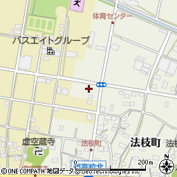 静岡県浜松市中央区法枝町428周辺の地図
