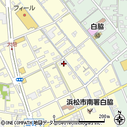 静岡県浜松市中央区白羽町487周辺の地図