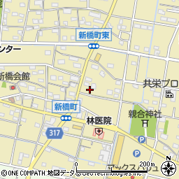 静岡県浜松市中央区新橋町1109周辺の地図