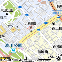 兵庫県神戸市兵庫区荒田町1丁目9-6周辺の地図