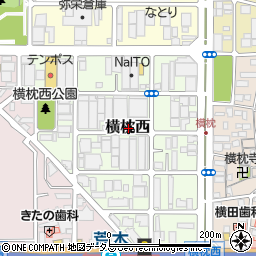 大阪府東大阪市横枕西周辺の地図