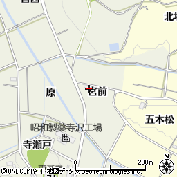 愛知県豊橋市寺沢町宮前周辺の地図