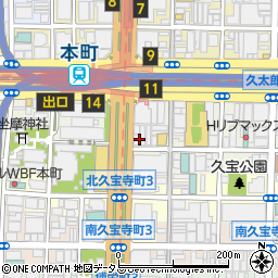 群馬銀行大阪支店周辺の地図